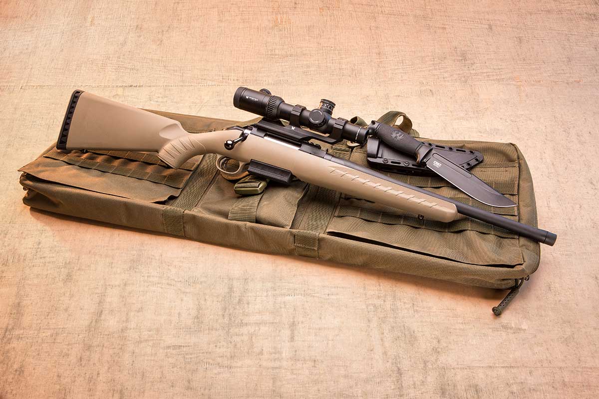 BOLT-ACTION THUMPER: .450 Bushmaster Ruger American Ranch Rifle.