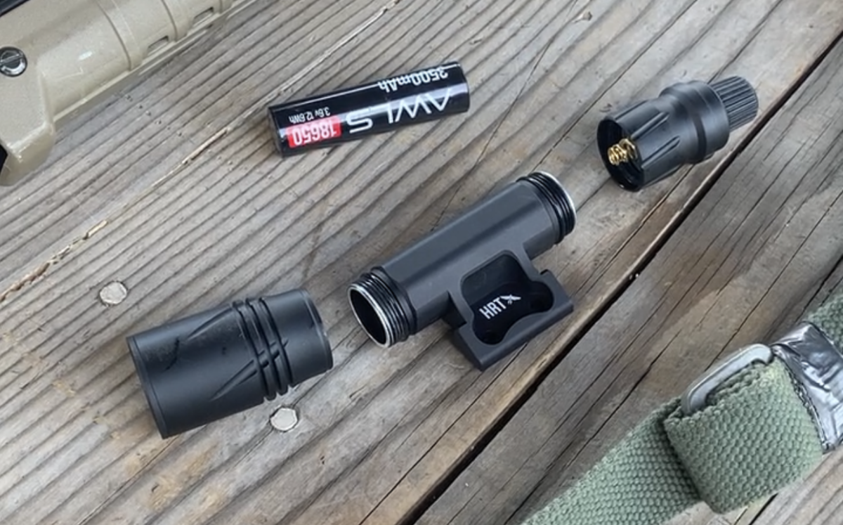 Night AWLS HRT Tactical's Weapon Mounted Light American Cop