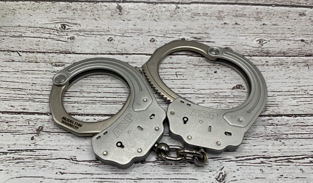 ASP Sentry Handcuffs – Professional Stainless Steel Restraints With Dual Keyways & Double Lock